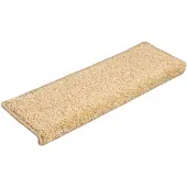 vidaXL Trapmatten 15 st 65x21x4 cm crème met rechthoekige rand
