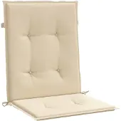 vidaXL Tuinstoelkussens 6 st 100x50x3 cm oxford stof beige