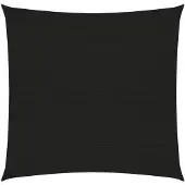 vidaXL Zonnezeil 160 g/m² 2,5x3 m HDPE zwart