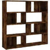vidaXL Boekenkast/kamerscherm 105x24x102 cm gerookt eikenkleurig