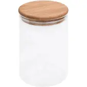 vidaXL Opbergpotten met bamboe deksels 4 st 800 ml glas