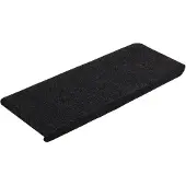 vidaXL Trapmatten zelfklevend 15 st 65x24,5x3,5 cm zwart