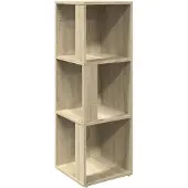 vidaXL Hoekkast 33x33x100 cm spaanplaat sonoma eikenkleurig