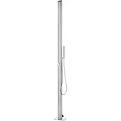 vidaXL Buitendouche 220 cm roestvrij staal