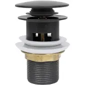 vidaXL Afvoer pop-up met overloop 6,4x6,4x9,1 cm grijs