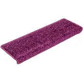 vidaXL Trapmatten 15 st 65x21x4 cm Violet Rechthoekige Rand