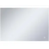 vidaXL LED-wandspiegel voor de badkamer met aanraaksensor 80 x 60 cm