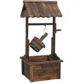 vidaXL Wensput met pomp, 57x50x112 cm, massief grenenhout