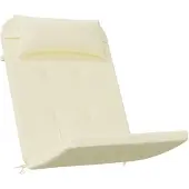 vidaXL Stoelkussens 2 st Adirondack oxford stof crèmekleurig