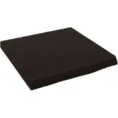vidaXL Wandschap 40x40x(2-4)cm behandeld massief eikenhout donkerbruin