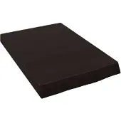 vidaXL Wandschap 40x60x(2-6)cm behandeld massief eikenhout donkerbruin
