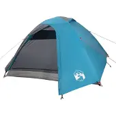 vidaXL Koepeltent 4-persoons waterdicht blauw