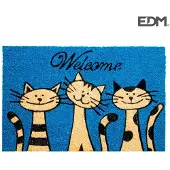 EDM Deurmat EDM Blauw 60 x 40 cm