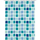 Kleine wolke Sonny douchegordijn b180xh200 cm, blauw