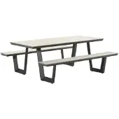 Garden Impressions Bell picknick set 280x178 cm carbon black light teak vironwood
