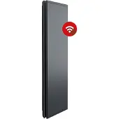 DRL Products ICON WI-FI Elektrische Verticale Paneelradiator 750 Watt (45cm x 95cm) | Grijs (RAL 7024)