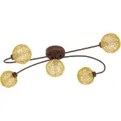 Eglo Plafondlamp Eglo Caris 1 Roest 97727