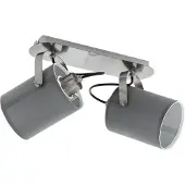 Eglo Design plafondspot Villabate 2-lichts grijs