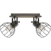 Eglo Plafondlamp Sambatello 2-lichts antiekbruin