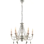 Eglo kroonluchter Colchester taupe 6x40W
