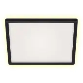Briloner SLIM - LED Plafonniére - plafondlamp - 4000K - 18W - wit-zwart