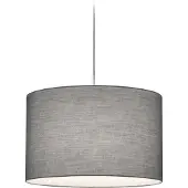 TRIO 2-fase rail hanglamp Duoline Ø 40cm grijs