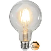 Star Trading G95 bol - E27 - 4.7W - Extra Warm Wit - 2700K - Dimbaar - Filament - Helder