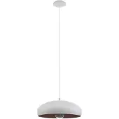 Eglo Mogano 1 Hanglamp - E27 - Ø 40 cm - Wit/Koper