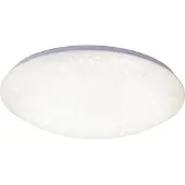 Briloner LED-plafondlamp Vipe, wit / opaal, Woon-/ Eetkamer, Kunststof, Modern, LED plafondlamp