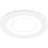 TRIO CORE - Inbouwspot - Wit mat - incl. 1x SMD 5 W - Licht apart schakelbaar - Plafondbevestiging - Lichtbron niet vervangbaar - Niet dimbaar