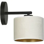 Emibig Wandlamp Jari, dimbaar, wit / opaal, Woon-/ Eetkamer, Textiel / Stof / Zijde, Wandlamp
