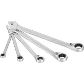 Hazet Ratelringsteeksleutelset 606/5 - Buitentwaalfkant tractieprofiel - 5 pieces-delig - 8 – 19