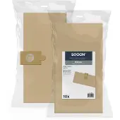 123schoon Einhell papieren stofzuigerzakken | 10 zakken | 66 x 28 cm | Ø 63 mm (huismerk)