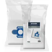 SQOON microvezel stofzuigerzakken 10 zakken (123schoon huismerk)