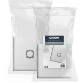 SQOON microvezel stofzuigerzakken 10 zakken + 1 filter (123schoon huismerk)
