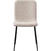 Interiax Eetkamerstoel Mona Bouclé Beige