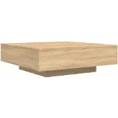 Super Merchant Salontafel 100x100x31 cm bewerkt hout sonoma eikenkleurig
