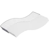 vidaXL Schuimmatras middelzacht 90x200 cm