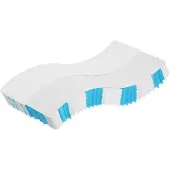 vidaXL Pocketveringmatras middelhard-hard 90x200 cm
