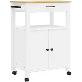 vidaXL Keukentrolley MONZA 60x40x88,5 cm massief grenenhout