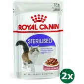 Royal Canin feline sterilised in gravy kattenvoer 2x 12x85 gr