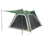 vidaXL Campingtent, 4 personen, groen, snelle opzet, waterdicht