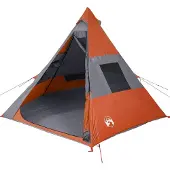 vidaXL Tipitent 7-persoons waterdicht oranje