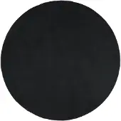 vidaXL Vloerkleed OVIEDO laagpolig Ø 160 cm zwart
