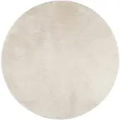 vidaXL Vloerkleed OVIEDO laagpolig Ø 120 cm beige