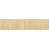 vidaXL Vloerkleed rechthoekig 70x300 cm bamboe lichtnaturel