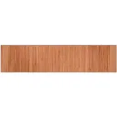 vidaXL Vloerkleed rechthoekig 70x300 cm bamboe bruin