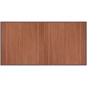 vidaXL Vloerkleed rechthoekig 100x200 cm bamboe bruin