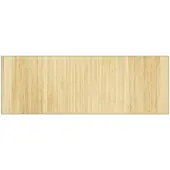 vidaXL Vloerkleed rechthoekig 70x200 cm bamboe lichtnaturel
