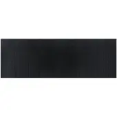 vidaXL Vloerkleed rechthoekig 100x300 cm bamboe zwart